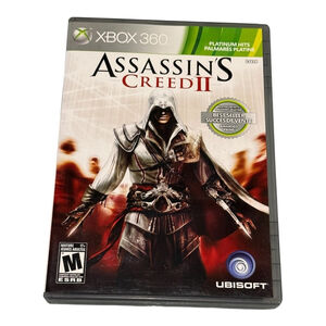 Assassin's Creed II Xbox 360 Platinum Hits Complete Case Manual Tested Ubisoft G